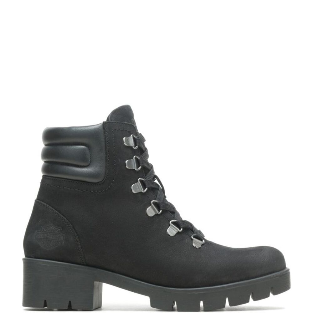 Harley-Davidson Womens Trawood Black Boots (NWT)